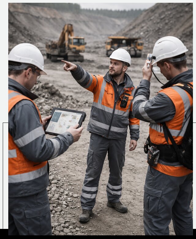 Система контроля персонала для горнодобывающей отрасли в Мелеузе